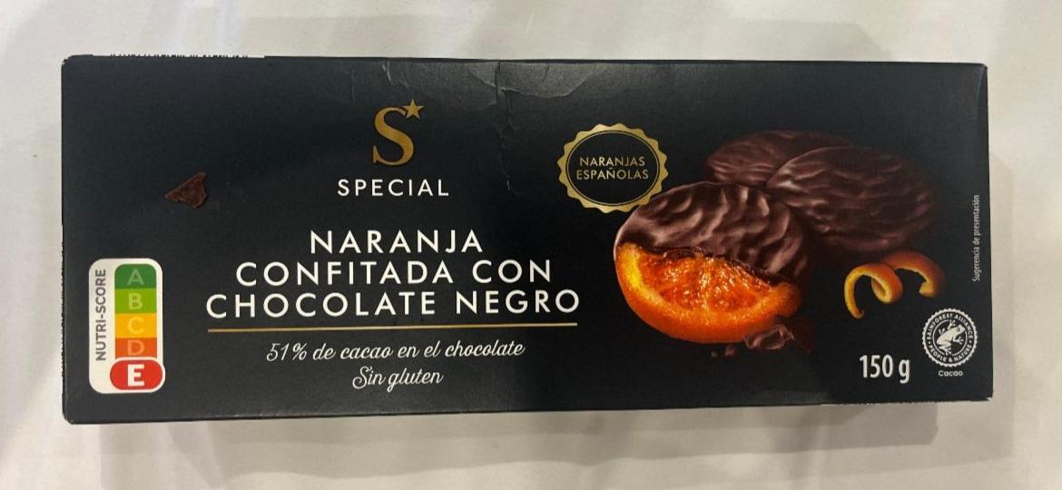 Fotografie - Naranja confitada con chocolate negro Special