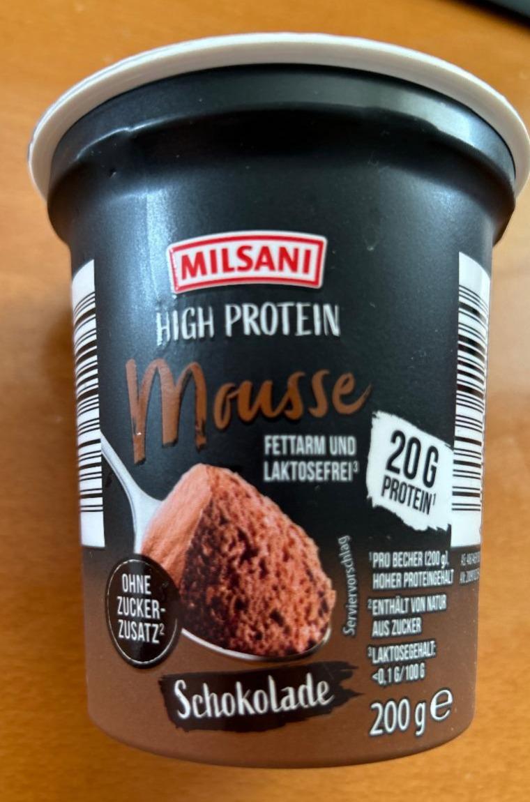 Fotografie - High Protein Mousse Schokolade Milsani