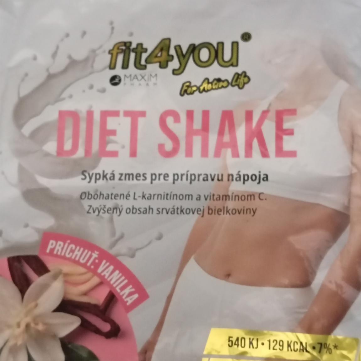 Fotografie - Diet shake vanilka Fit4you