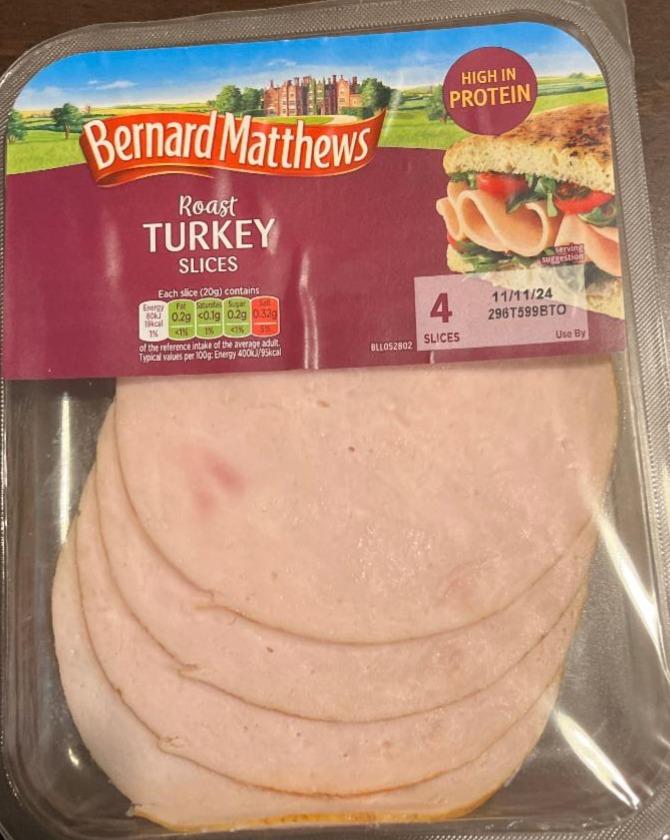 Fotografie - Roast Turkey Slices Bernard Matthews