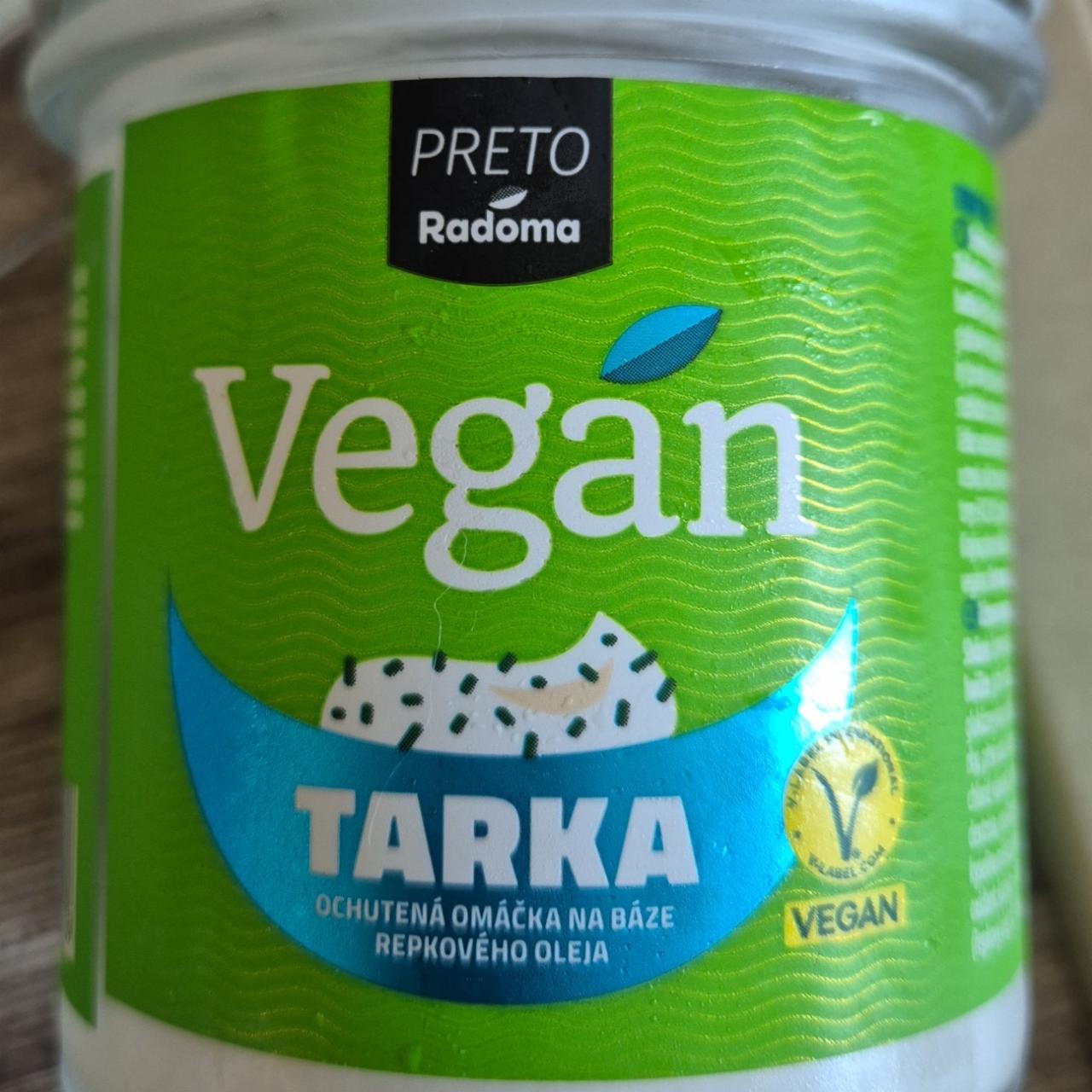 Fotografie - Vegan Tarka Preto Radoma