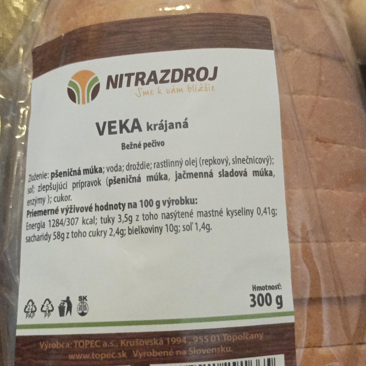 Fotografie - Veka krájaná Nitrazdroj