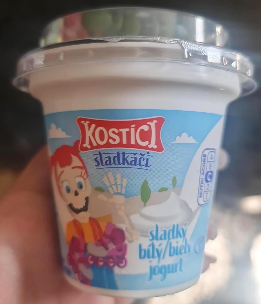 Fotografie - Danone Kostíci Sladký biely jogurt