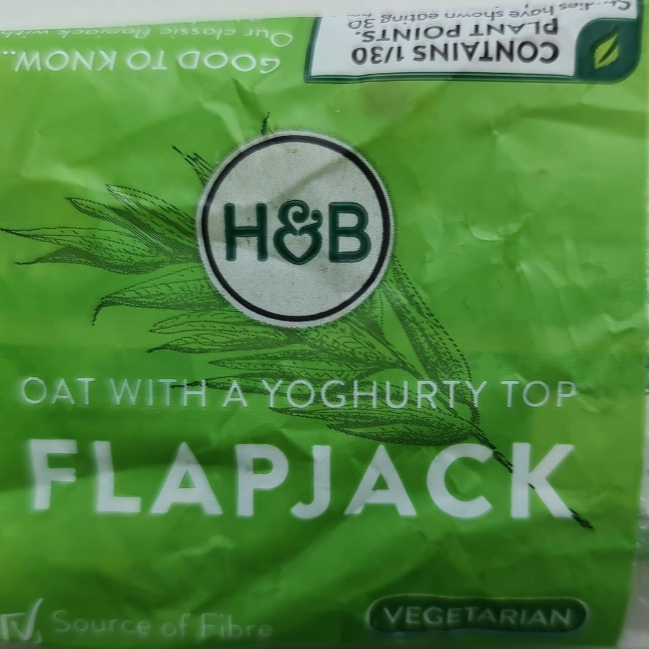 Fotografie - Oat with a yoghurty top Flapjack H&B