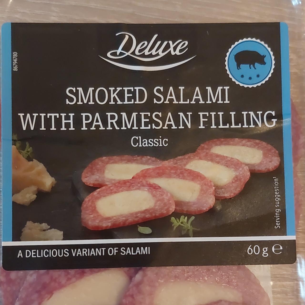 Fotografie - Smoked salami with parmesan filling Deluxe