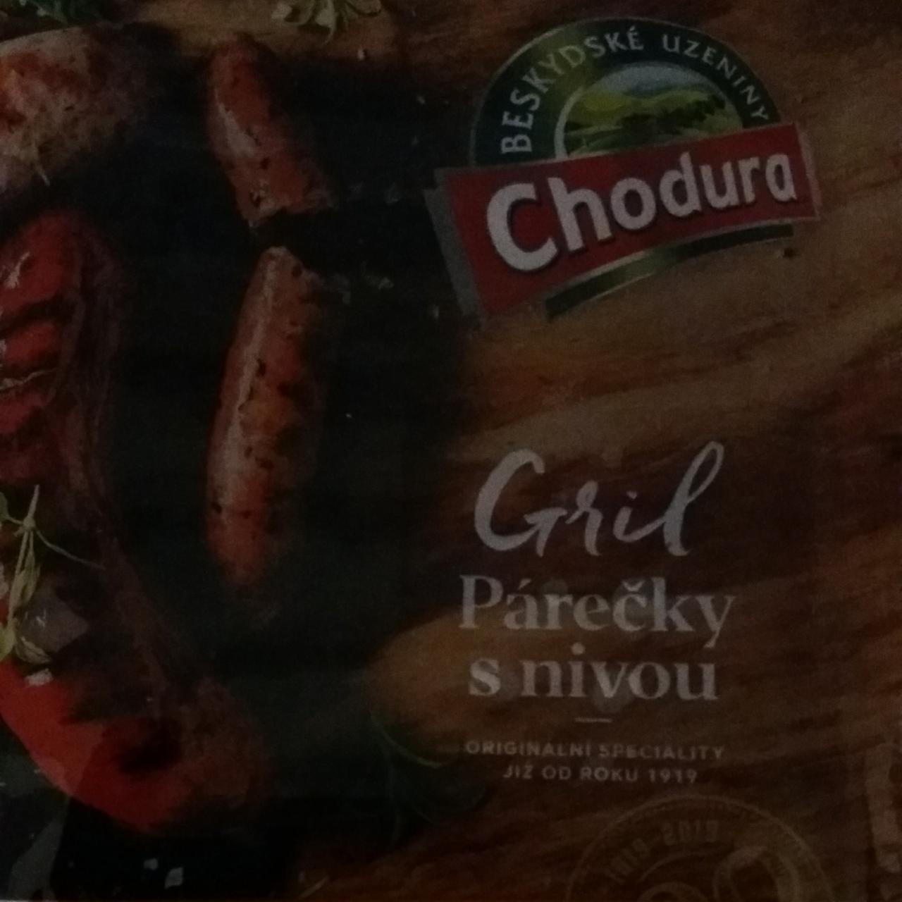 Fotografie - Gril párečky s nivou Chodura