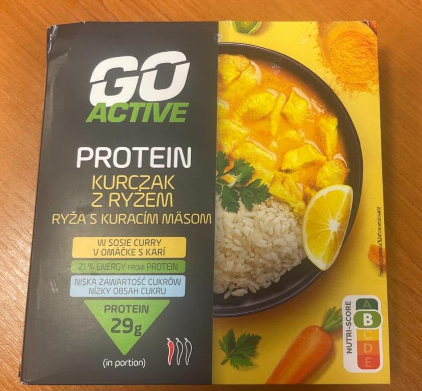 Fotografie - Protein Ryža s kuracím mäsom v omáčke s karí Go Active