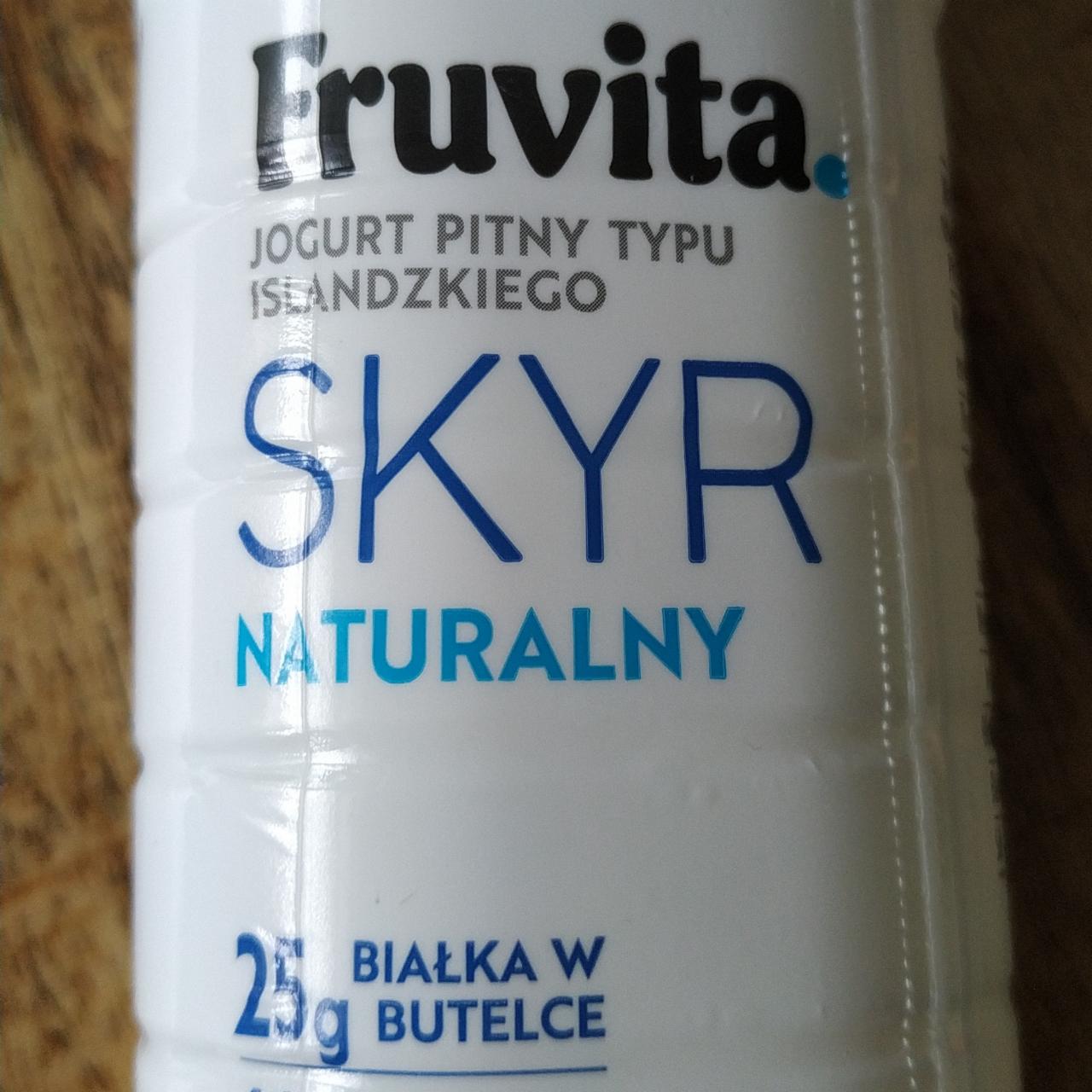 Fotografie - Skyr Naturalny Jogurt Pitny Fruvita