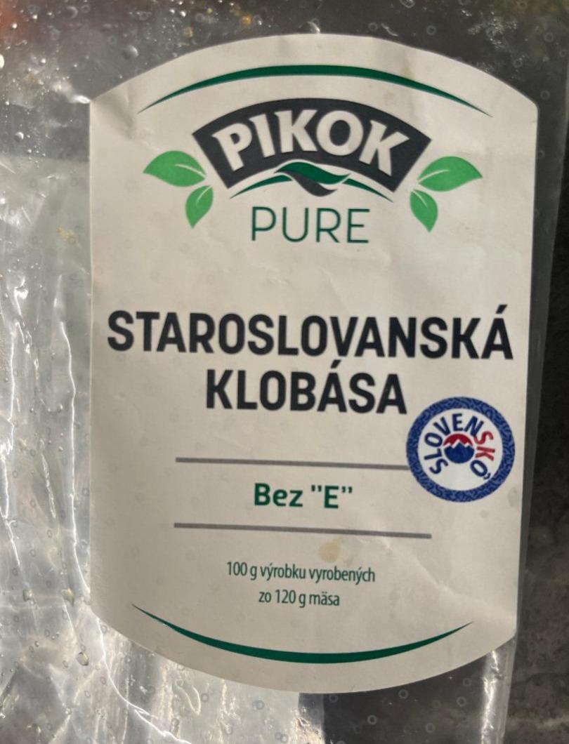 Fotografie - Staroslovanská klobása Pikok Pure