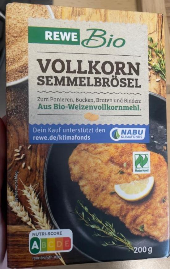 Fotografie - Vollkorn Semmelbrösel Rewe bio