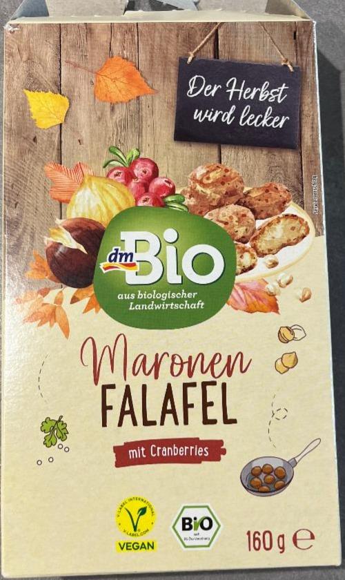 Fotografie - Maronen Falafel mit Cranberries dmBio