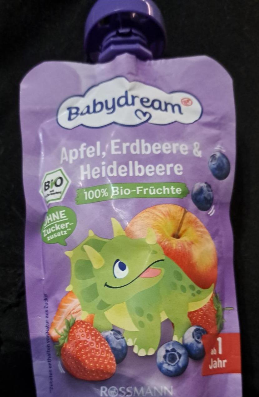 Fotografie - Bio Apfel, Erdbeere & Heidelbeere Babydream