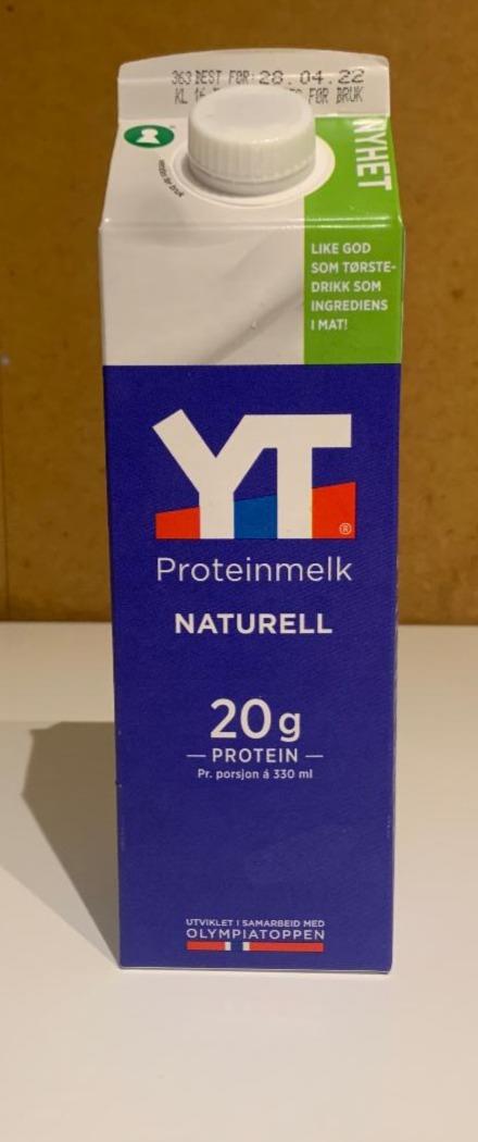 Fotografie - proteinmelk naturell YT