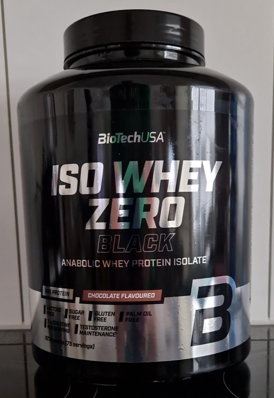 Fotografie - Iso Whey Zero Black Chocolate Flavoured BioTechUSA