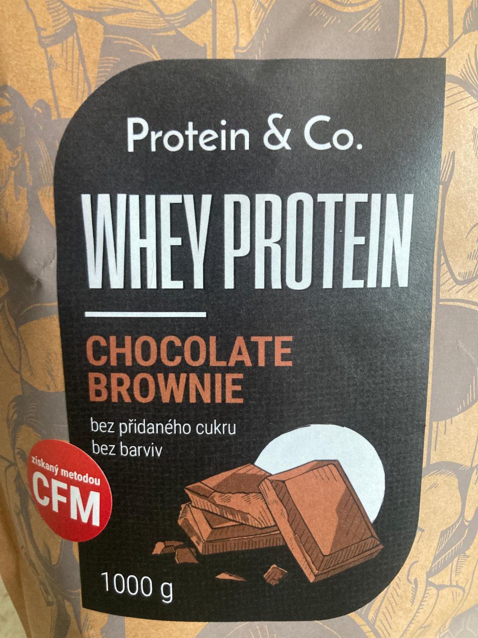 Fotografie - Whey Protein Chocolate Brownie Protein & Co.