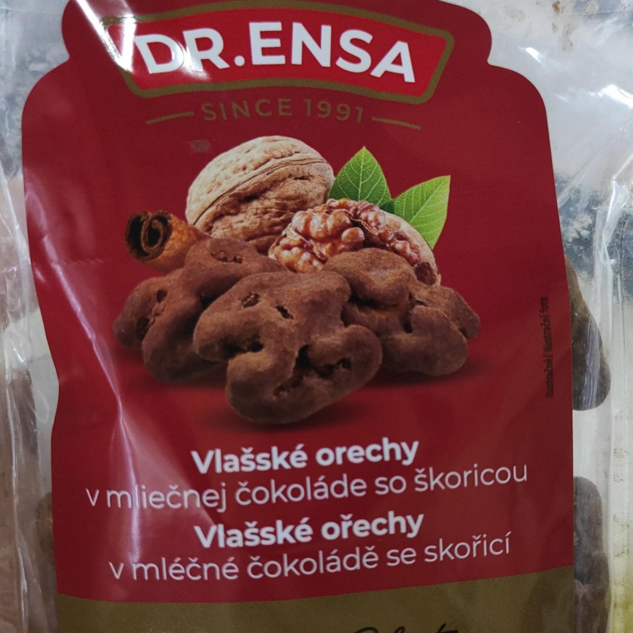 Fotografie - Vlašské orechy v mliečnej čokoláde so škoricou Dr.Ensa