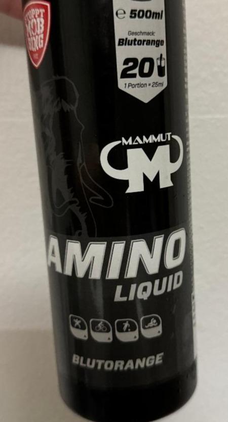 Fotografie - Amino liquid Blutorange Mammut