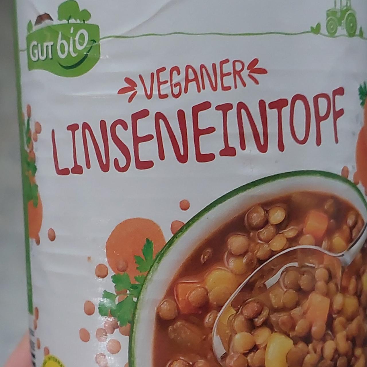 Fotografie - GutBio Veganer Linseneintopf