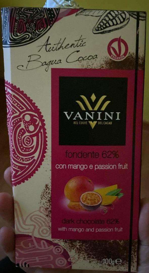 Fotografie - fondente 62% con mango e passion fruit Vanini