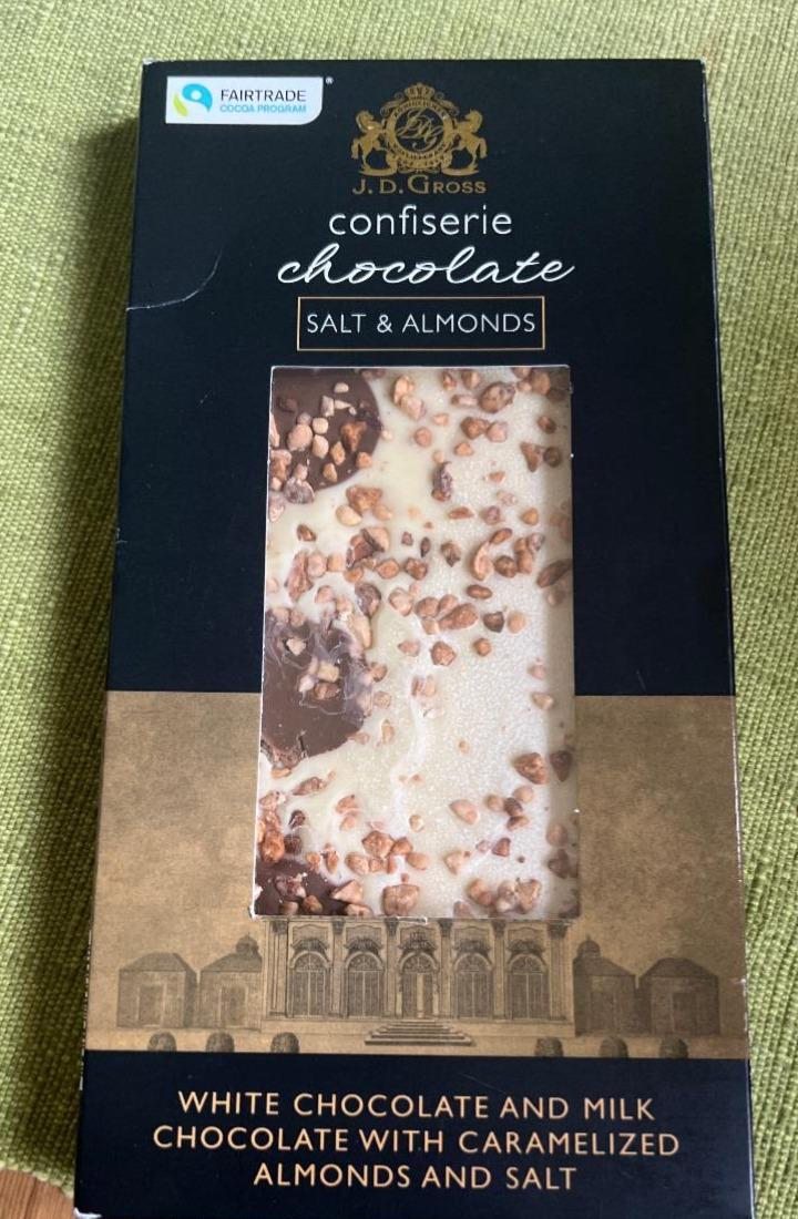 Fotografie - Confiserie chocolate Salt & Almonds J. D. Gross