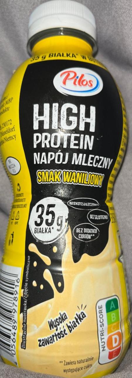 Fotografie - High protein napój mleczny o smaku waniliowym Pilos