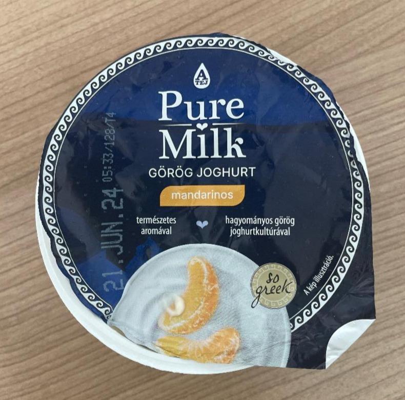 Fotografie - Pure Milk Görög joghurt mandarinos