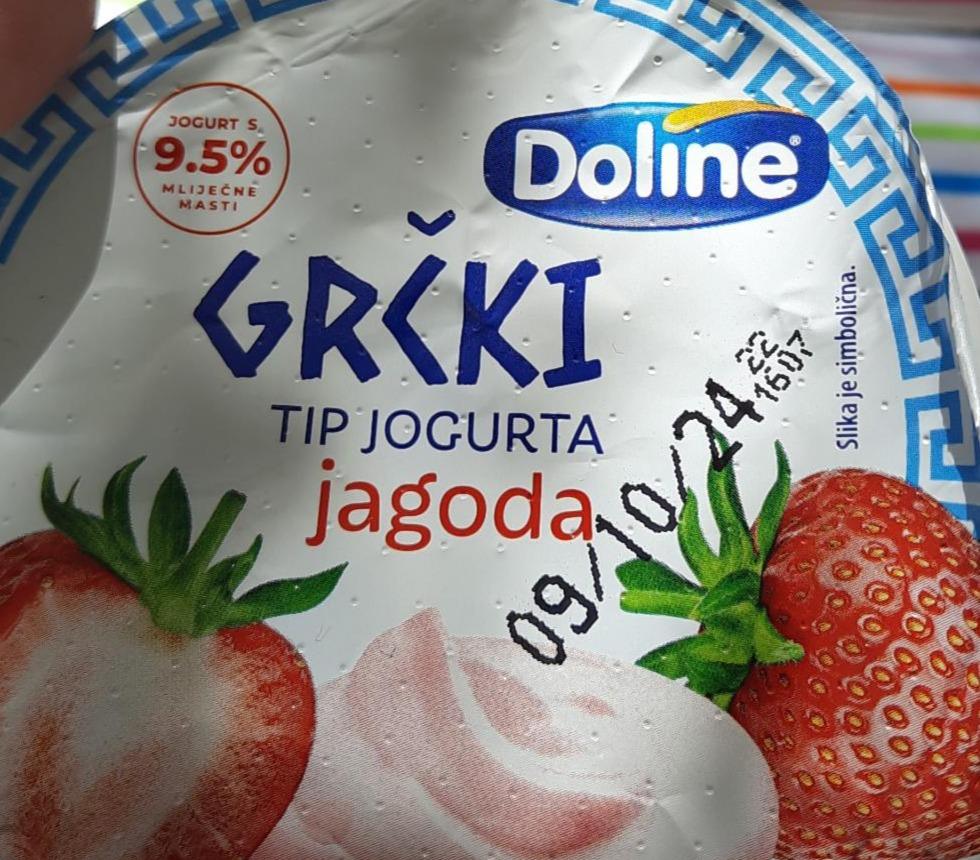 Fotografie - Grčki tip jogurta jagoda Doline