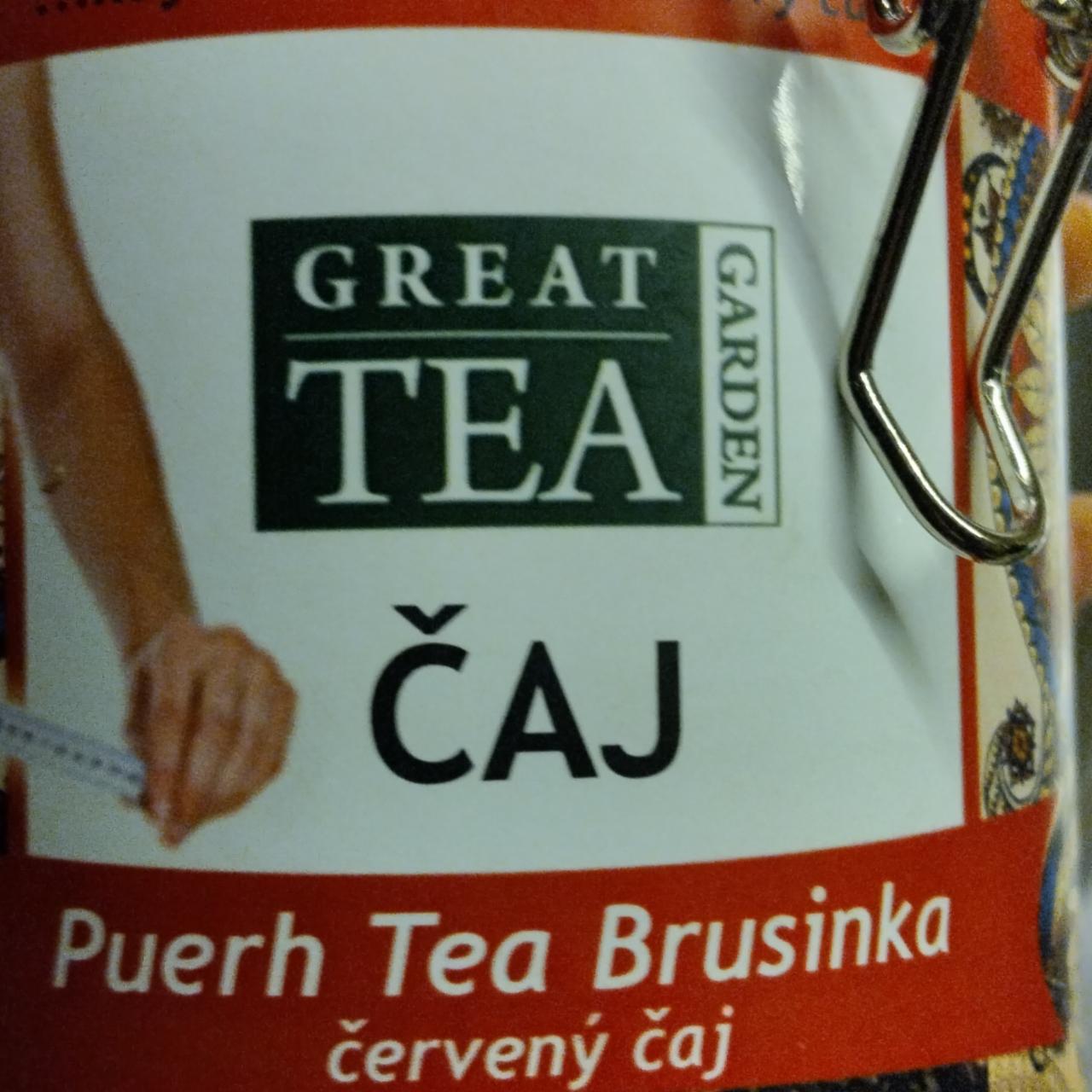 Fotografie - Great tea čaj puerh tea brusinka červený čaj Garden