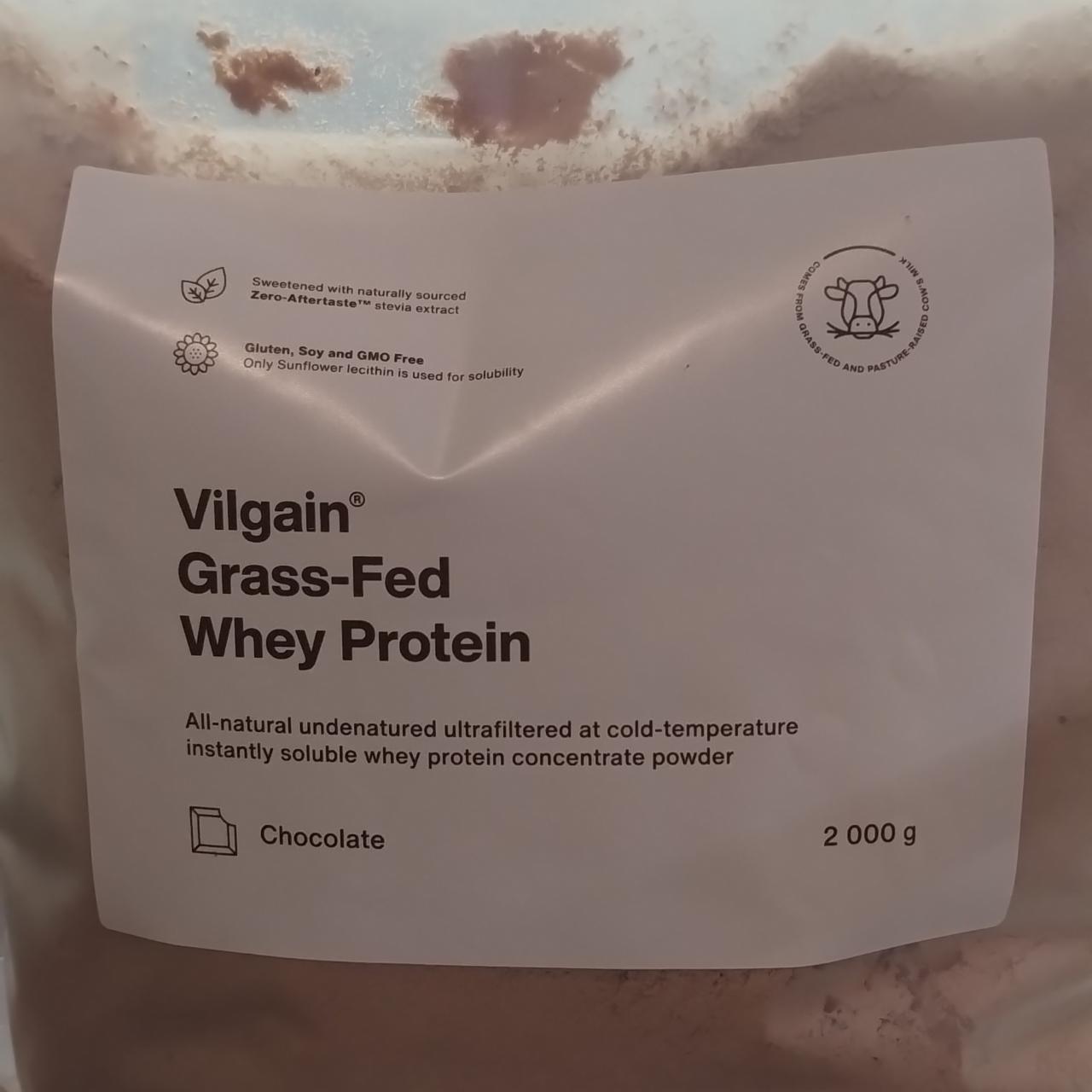 Fotografie - Grass-Fed Whey Protein Chocolate Vilgain