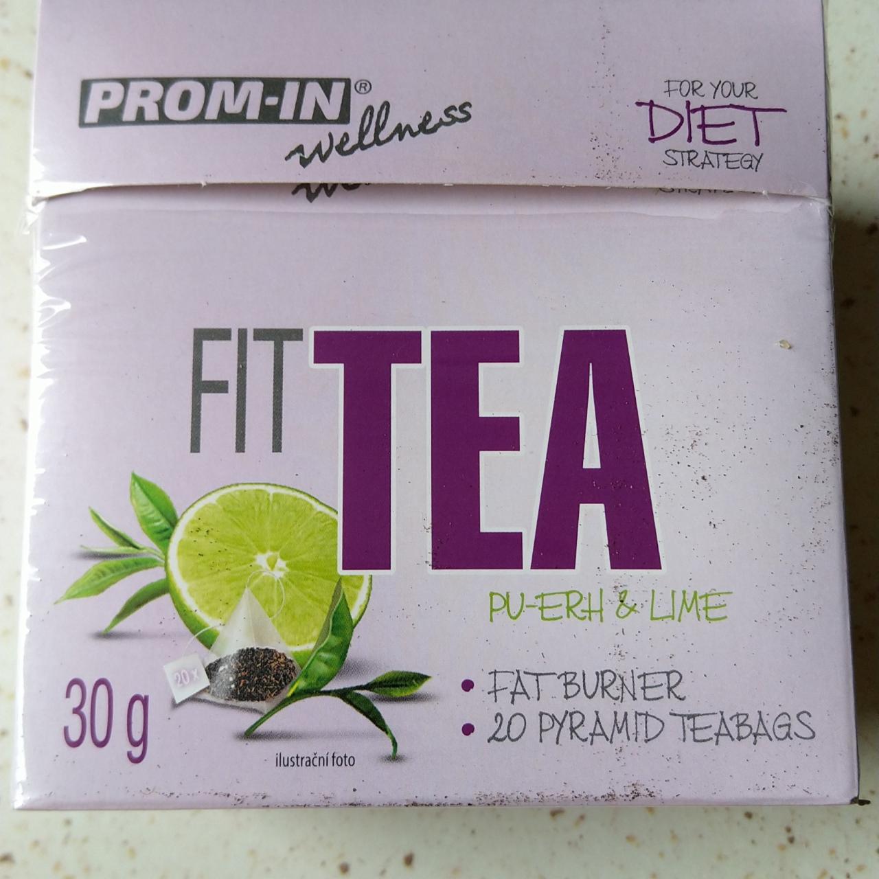 Fotografie - Fit TEA pu-erh & lime Prom-in wellness