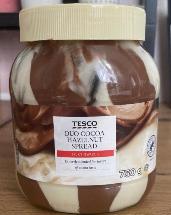 Fotografie - Duo Cocoa Hazelnut Spread Silky Swirls Tesco