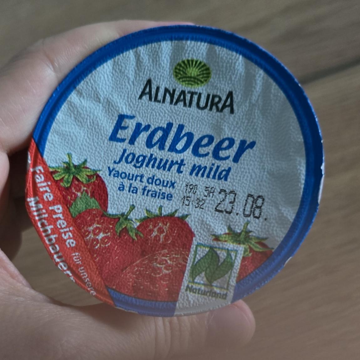 Fotografie - Erdbeer Joghurt mild Alnatura