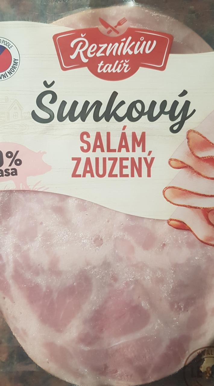 Fotografie - Šunkový salám zauzený Řezníkův talíř