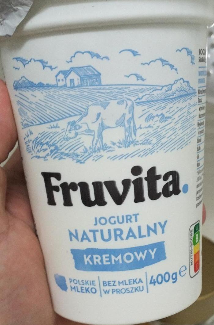 Fotografie - Jogurt Naturalny Kremowy Fruvita