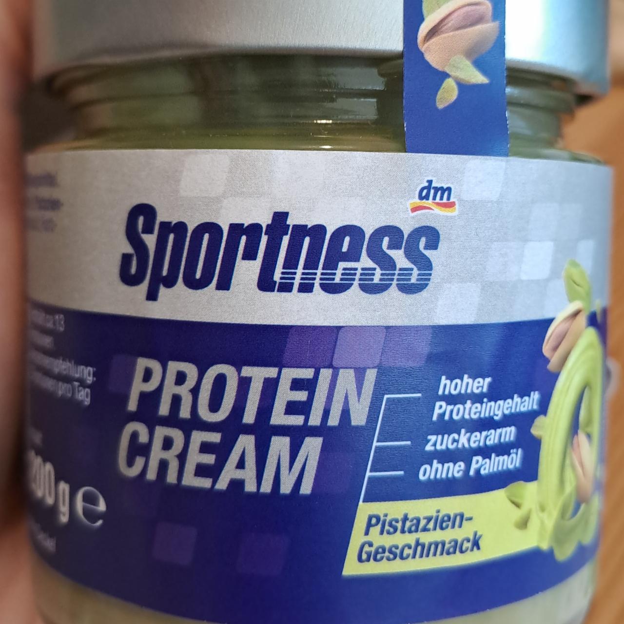 Fotografie - Protein cream pistazien - geschmack dm Sportness