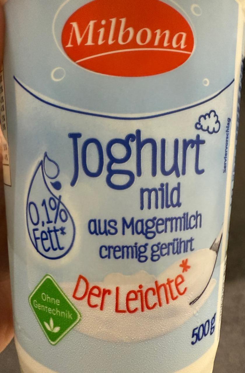 Fotografie - Joghurt mild 0,1% fett Milbona