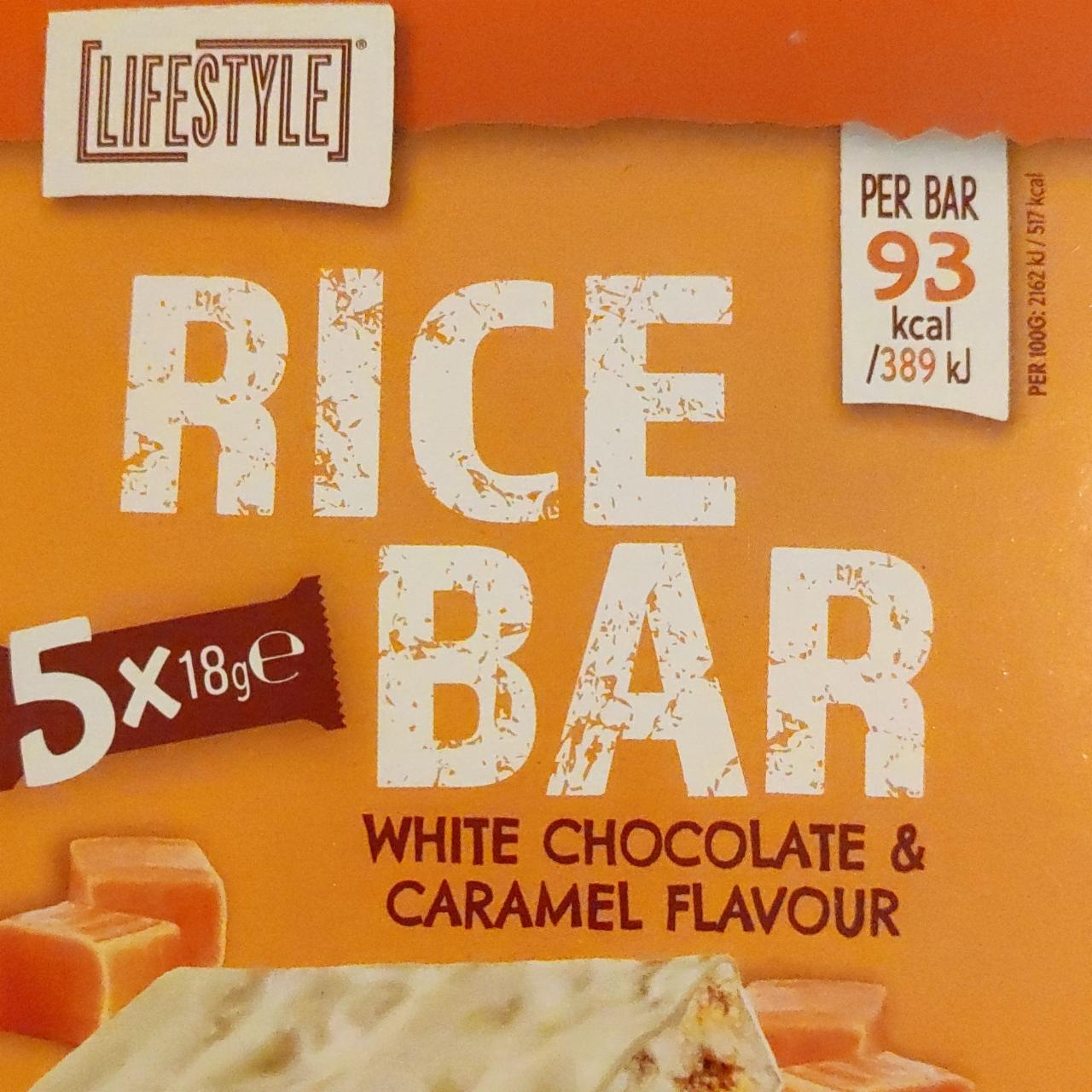 Fotografie - Rice bar white chocolate & caramel flavour Lifestyle