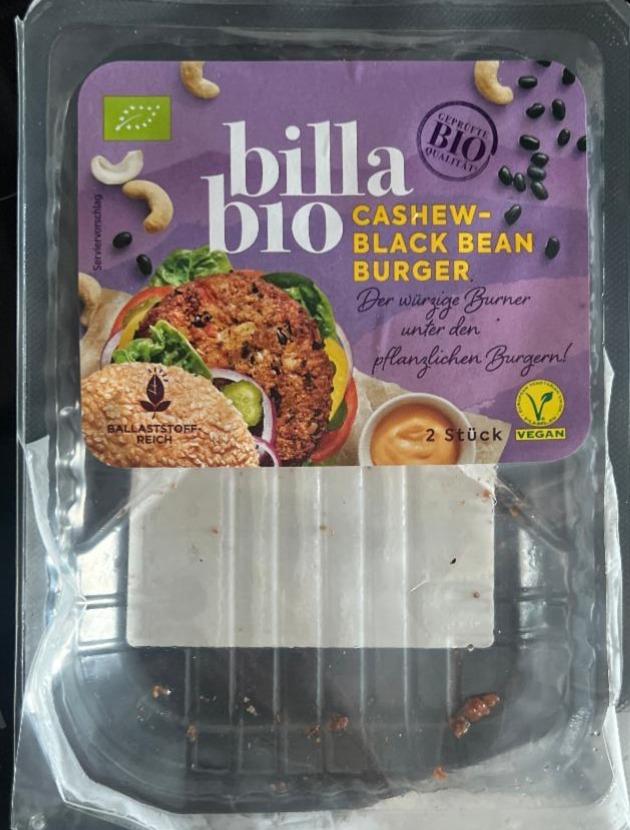 Fotografie - Cashew-Black Bean Burger Billa