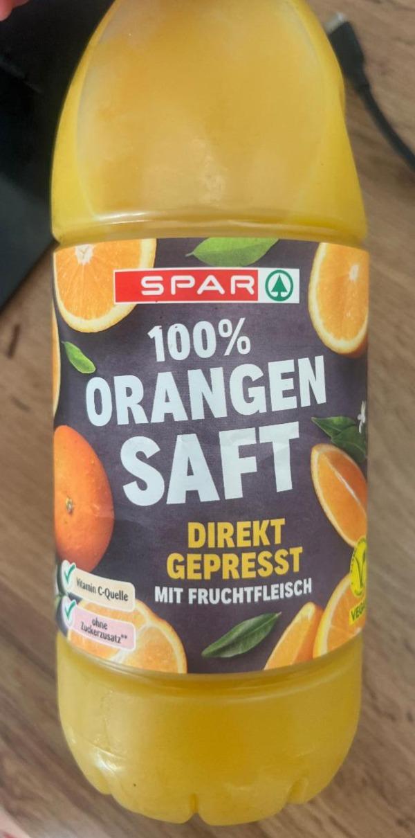 Fotografie - 100% Orangen Saft Spar