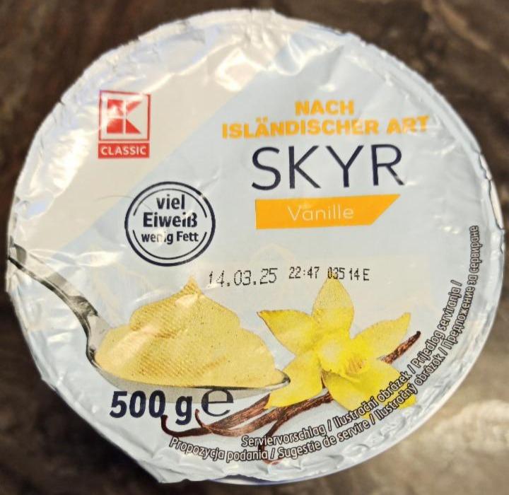 Fotografie - Skyr nach Isländischer Art Vanille K-Classic