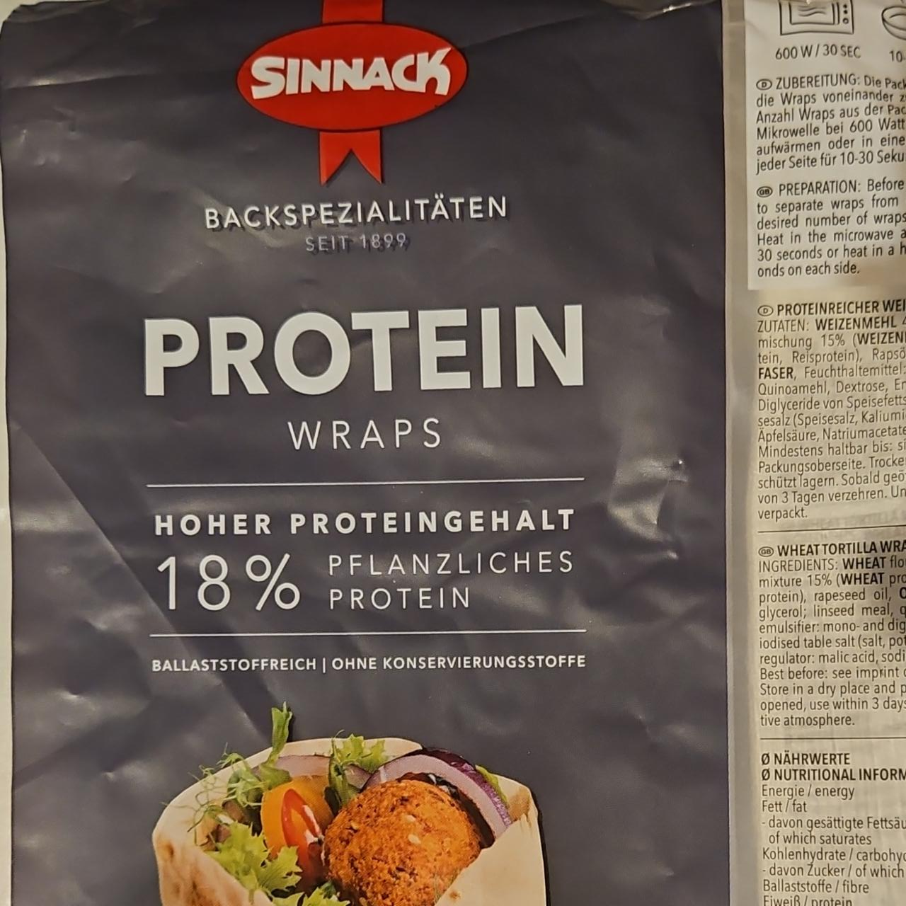 Fotografie - Protein Wraps Sinnack