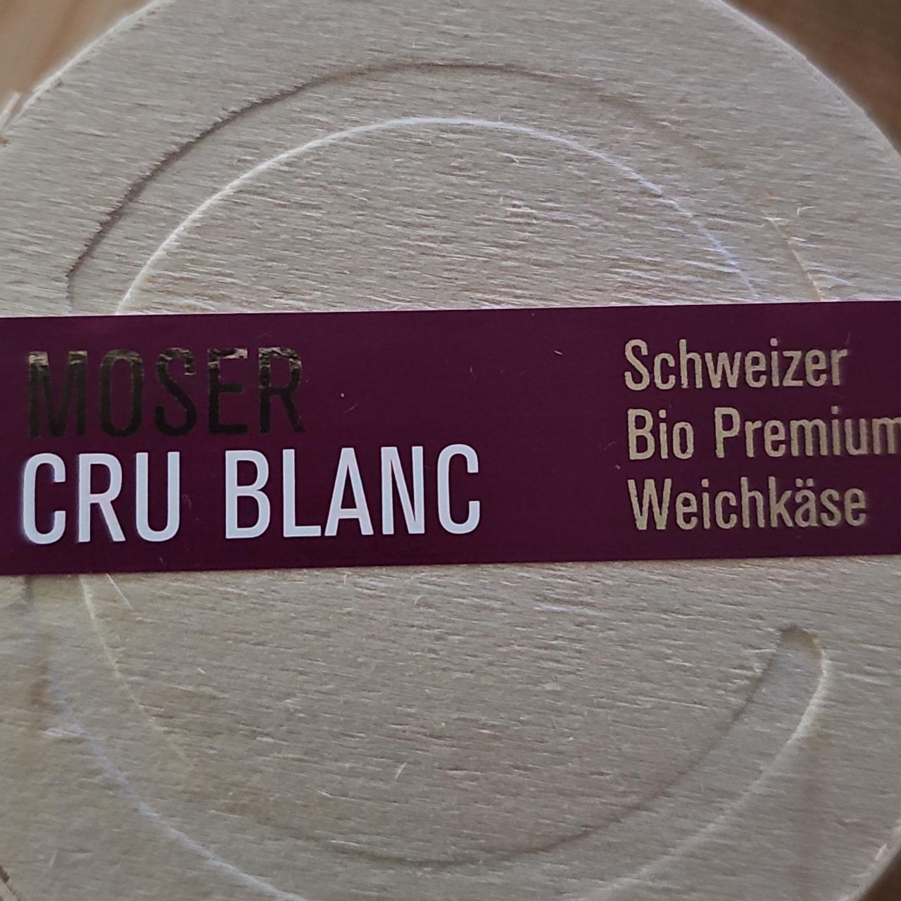 Fotografie - Cru blanc schweizer bio premium weichkäse Moser