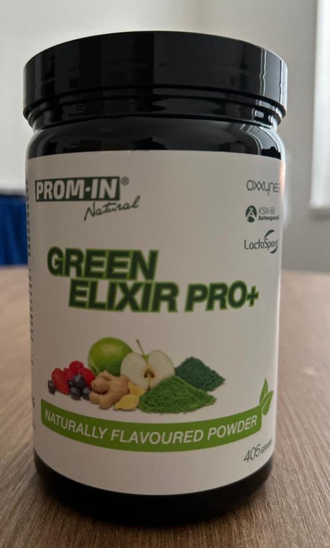 Fotografie - Green elixir pro+ naturally flavoured Prom-in