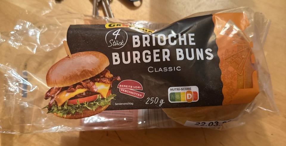 Fotografie - Brioche Burger Buns Grafschafter