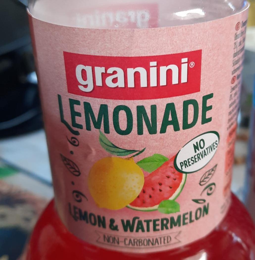 Fotografie - Lemonade Lemon & Watermelon Granini