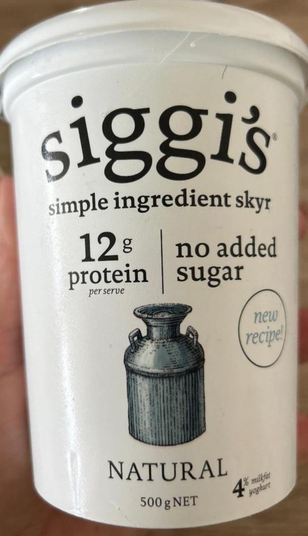 Fotografie - Simple ingredient skyr natural Siggi's