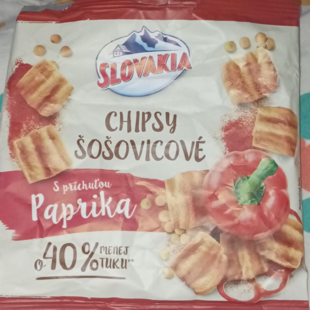 Fotografie - Slovakia šošovicové čipsy paprikové mini balenie