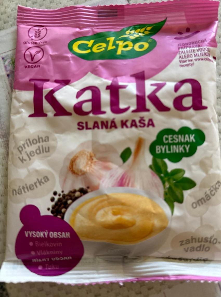 Fotografie - Katka slaná kaša cesnak bylinky Celpo