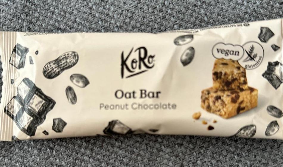 Fotografie - Oat Bar Peanut Chocolate KoRo