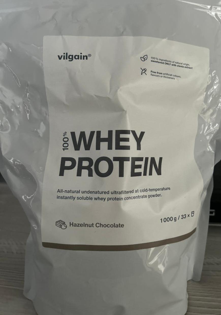 Fotografie - 100% Whey Protein Hazelnut Chocolate Vilgain